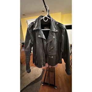 Wilsons Leather Open Road Motorcycle Jacket -38 Vintage